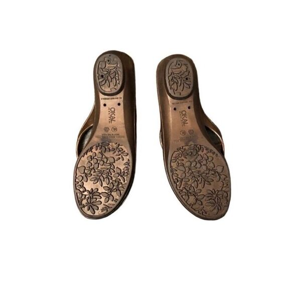 OKA B Flip Flop Sandal Marian Copper-Medium - Picture 6 of 7